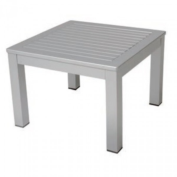 Belmar Aluminum Upholstered Outdoor Lounge Commercial Hospitality Pool Restaurant Hotel End Table